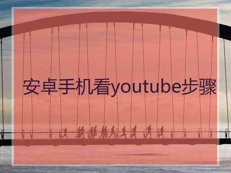 安卓手机看youtube步骤