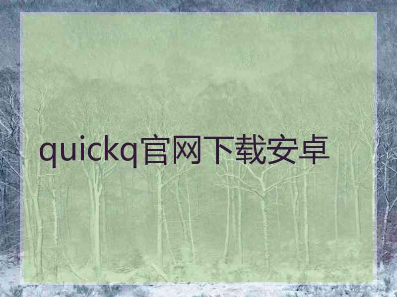 quickq官网下载安卓