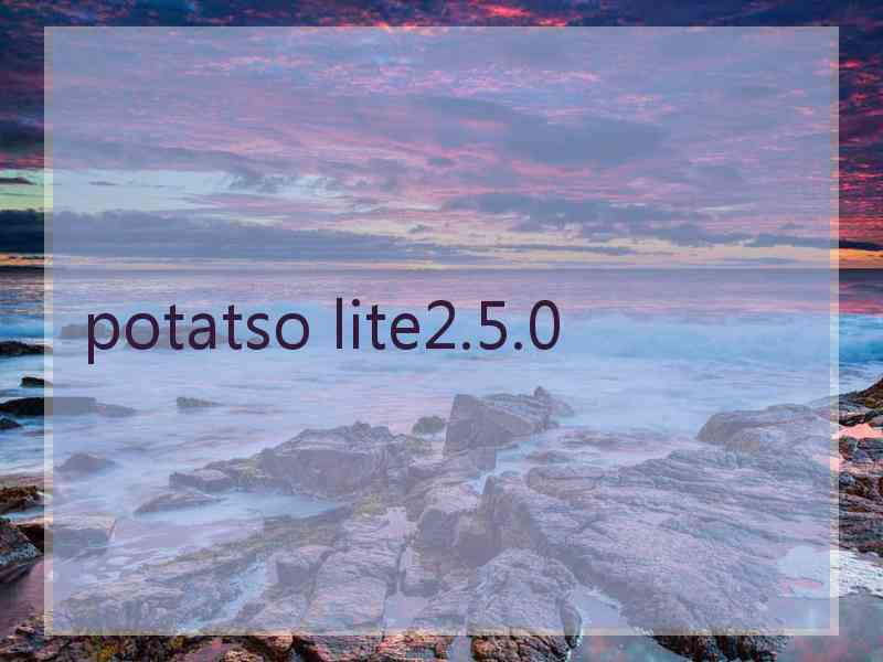 potatso lite2.5.0